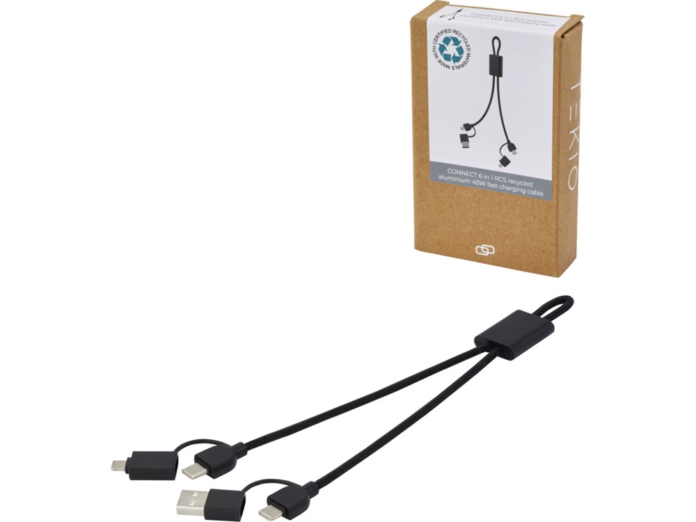 Кабель «6 в 1» для быстрой зарядки «Connect», 45 Вт