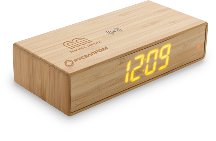 Часы из бамбука